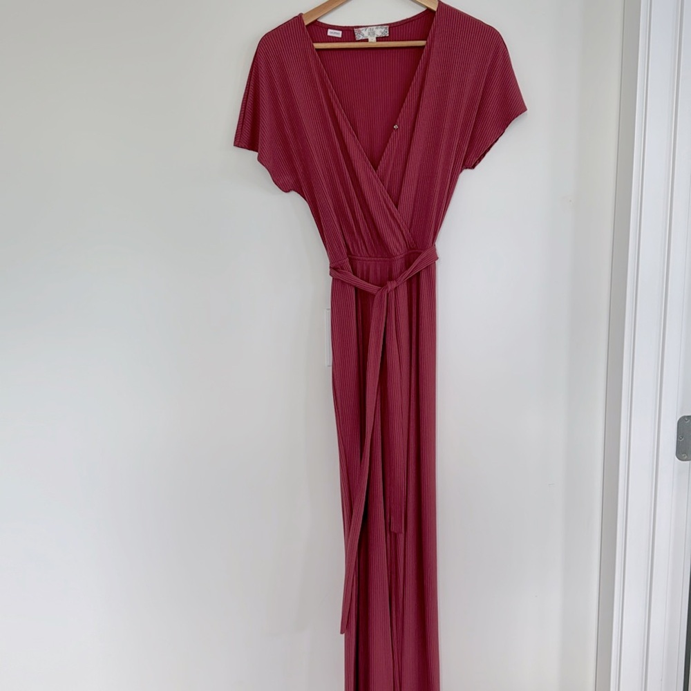 Wide leg romper